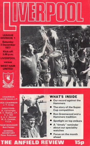 Match programme